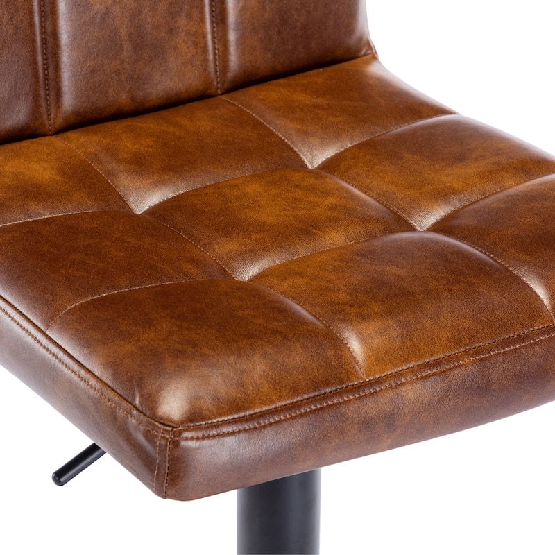 Swivel Adjustable Height with Armless Bar Stools