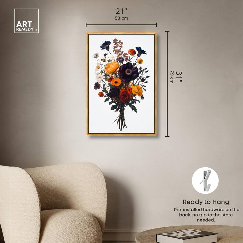 Regal Rose Riot II Canvas by Art Remedy