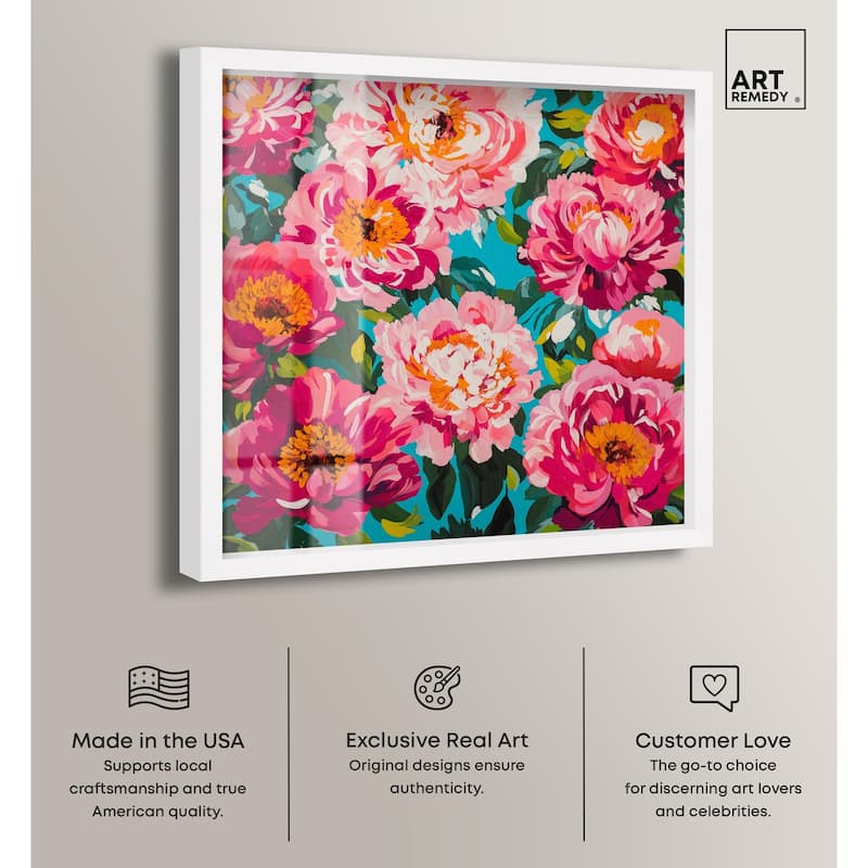 Maximalist Bloom Shadowbox by Art Remedy