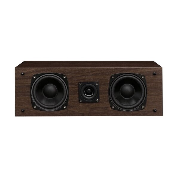 two center channel speakers