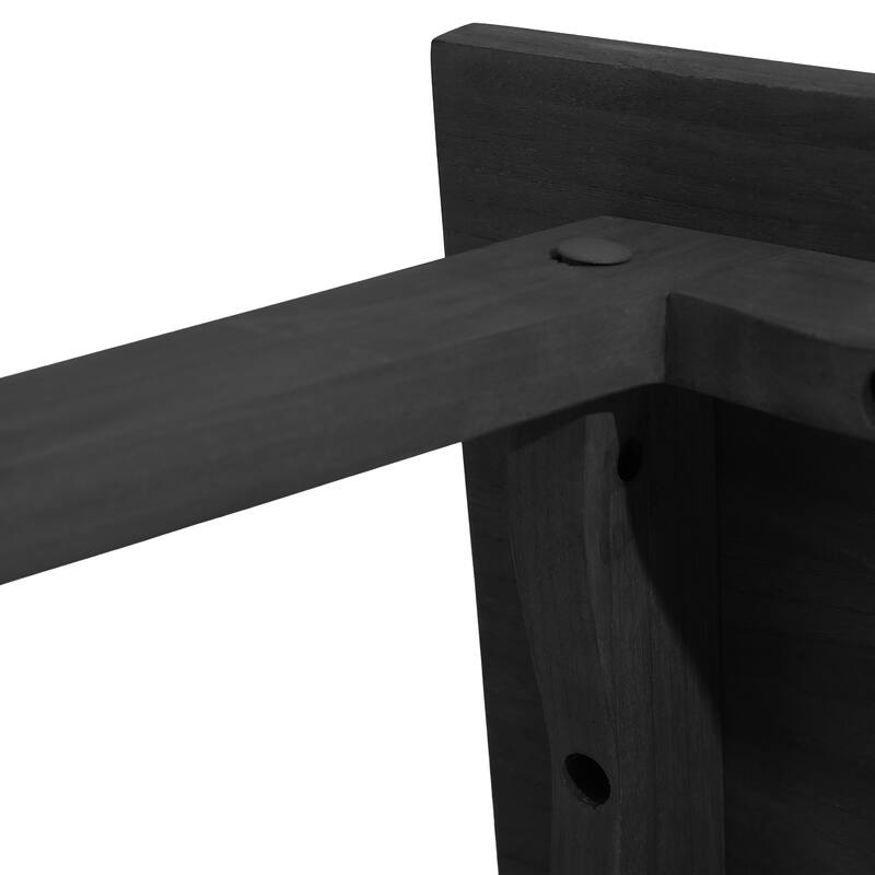 Rectangular Outdoor All Weather Wooden Side Coffee Table