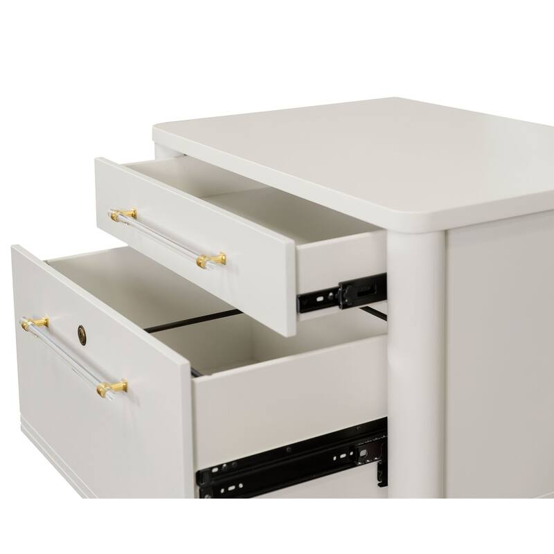 Contemporary Lateral File, Office Lateral File, Accent Lateral File, White