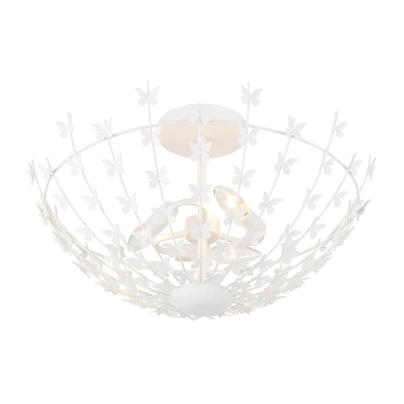 Savoy House 6-4198-3 Birch 3 Light 20" Wide LED Semi-Flush Bowl