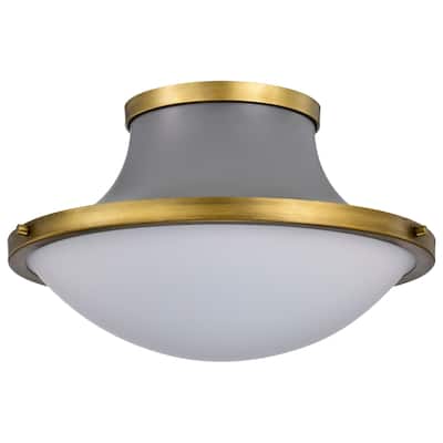 Nuvo Lighting 60/7916 Lafayette 3 Light 18" Wide Flush Mount Bowl