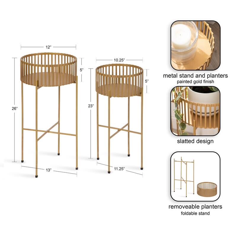 Kate and Laurel Paynter Plant Stand Set