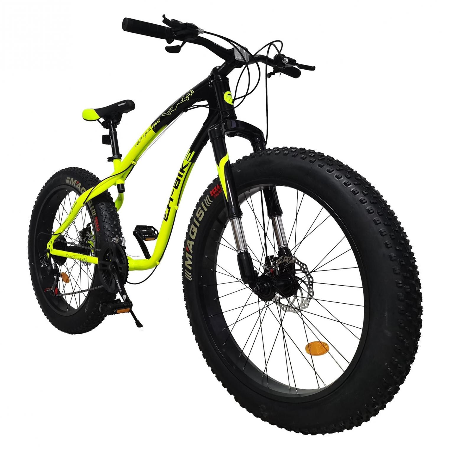 Wide wheel mountain store bike