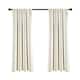 Lush Decor Farmhouse Stripe Yarn Dyed Cotton Window Curtain Panel Pair