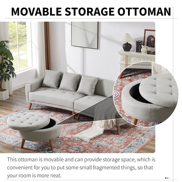 Curved storage ottoman 2025