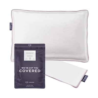Lincove Cotton Sateen Pillow Protector - Zippered Cover for Pillows - Ideal for Toddler or Travel Pillows 12" x 16"