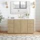 preview thumbnail 115 of 126, Oza Bath Vanity with Quartz Stone Top and Mirror