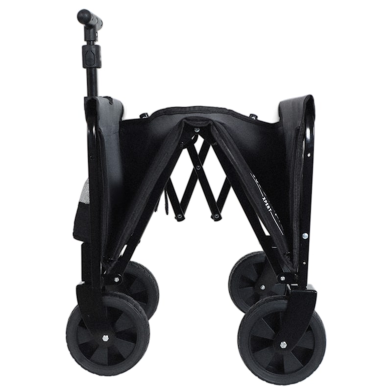 Convertible Steel Folding Camping Wagon Cart,Storage Compartment