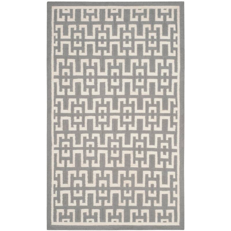 SAFAVIEH Handmade Flatweave Dhurries Ranjeeta Modern Moroccan Wool Rug