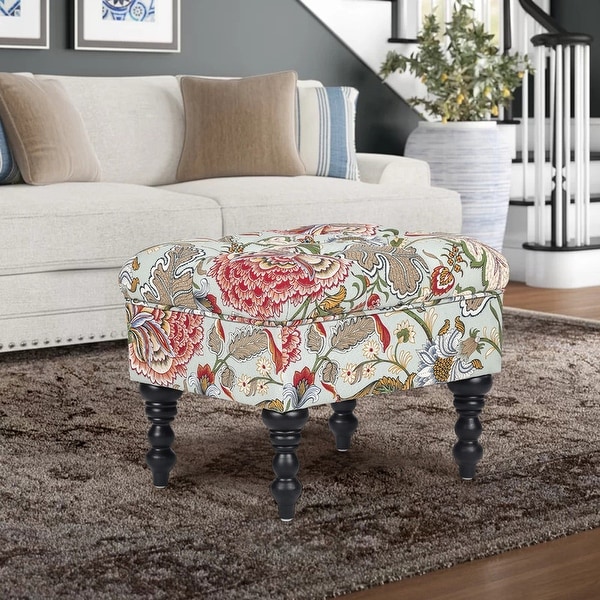 Tufted vanity hotsell ottoman