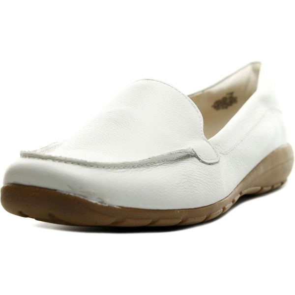 Easy Spirit Abidet Women Round Toe Leather White Loafer