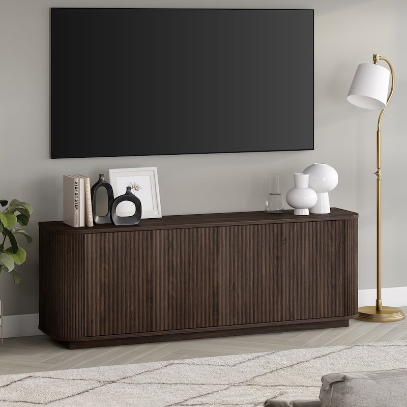 Canton Rectangular TV Stand for TV's up to 75" - 68" Wide