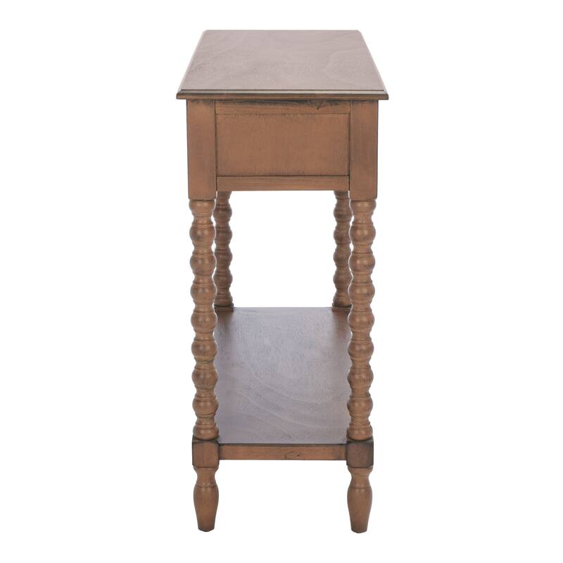 SAFAVIEH Henretta 2-Drawer Console Table - 35.5" W x 13" L x 29.5" H - 35.5" W x 13" L x 29.5" H - 36Wx13Dx30H