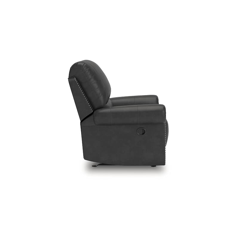 Signature Design by Ashley Shadsburne Black Swivel Glider Recliner