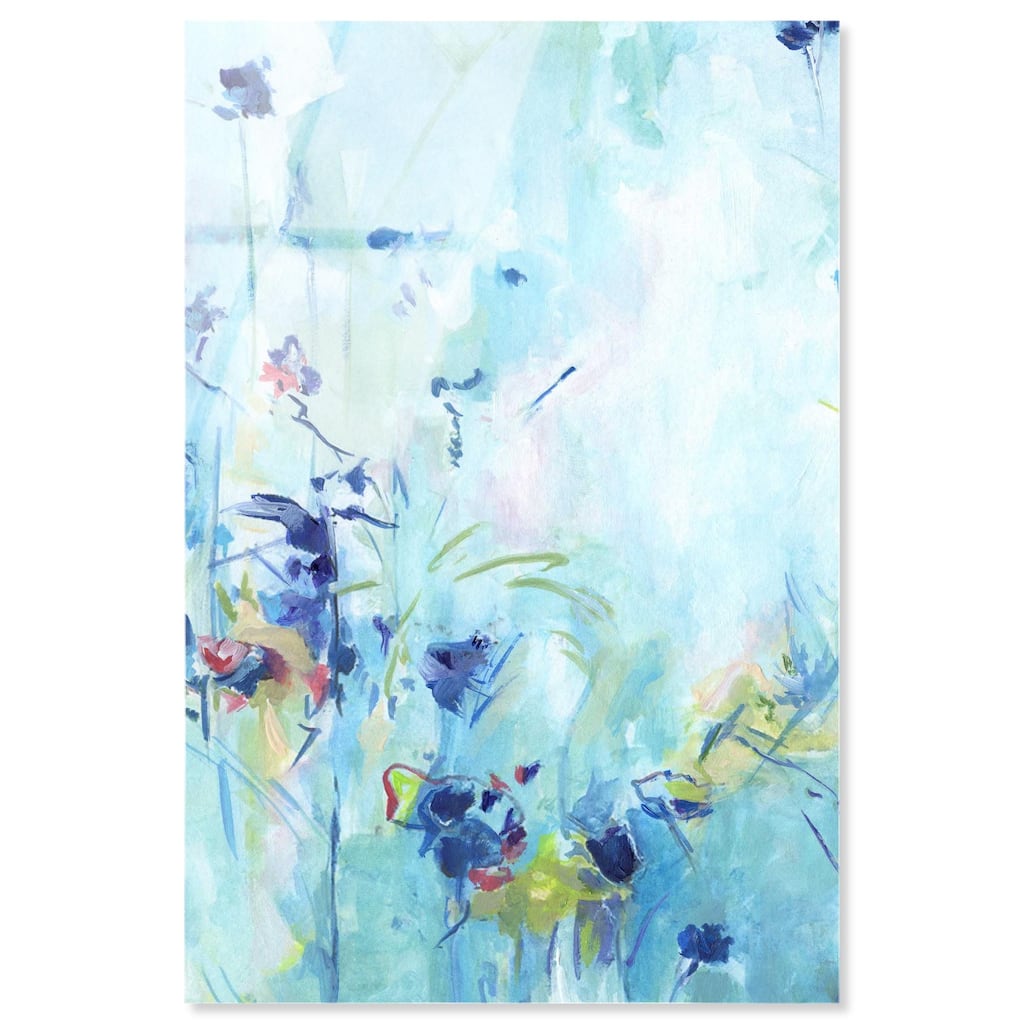 Heavenly Blue I Acrylic by Art Remedy, Ready to Hang