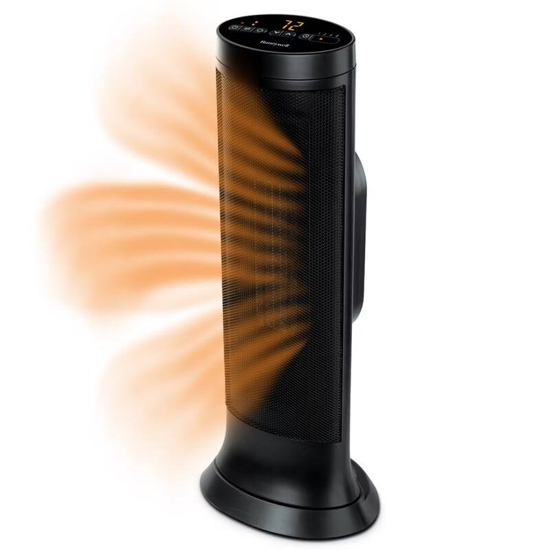 Slim Digital Ceramic Tower Heater - 21" - Black
