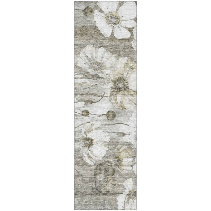 Premium Washable Super Soft Modern Floral Mayfield Rug