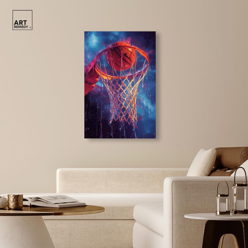 Through the Hoop Canvas by Art Remedy, Gallery Wrapped