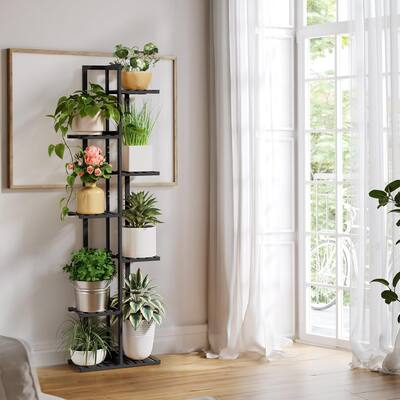 Plant Stand Indoor 6 Tier 7 Potted Bamboo Plant Stands for Indoor Plants