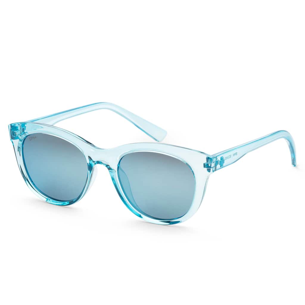 Spy Women's 53 mm Translucent Spy Blue Sunglasses