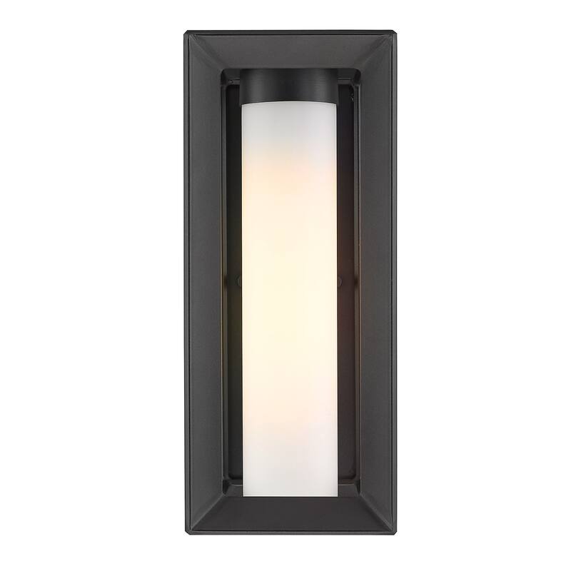 Smyth 14" Tall UV-coated Outdoor Wall Sconce with Glass Shade
