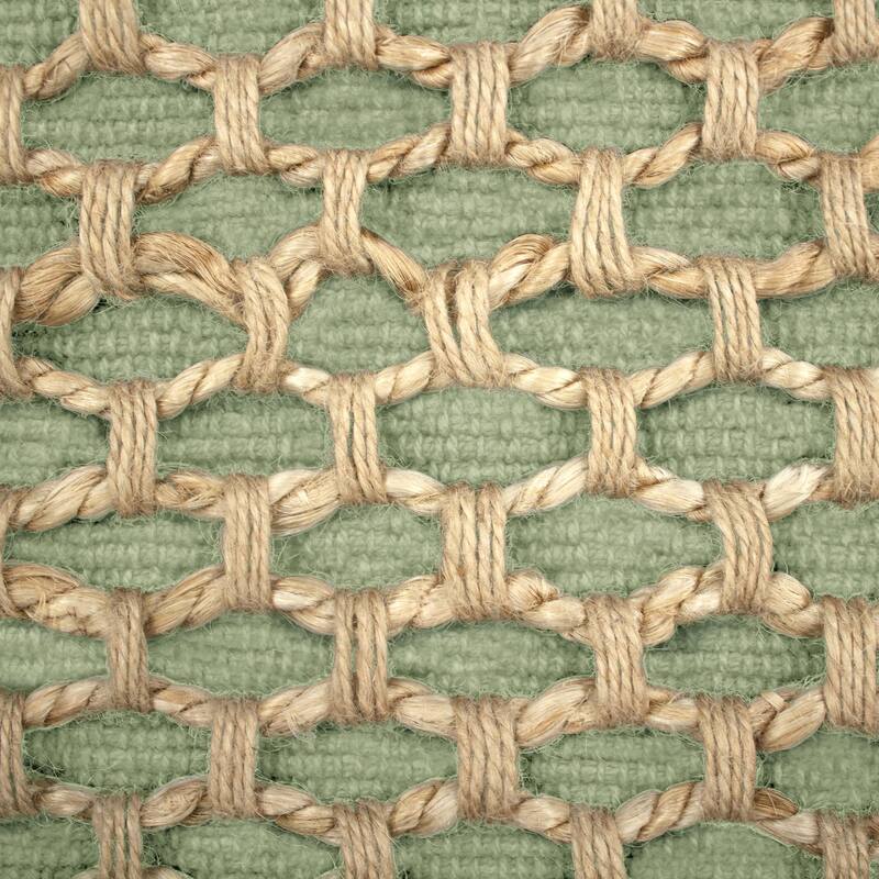 Boho Living Jada Braided Cotton/Jute Throw Pillow Covers
