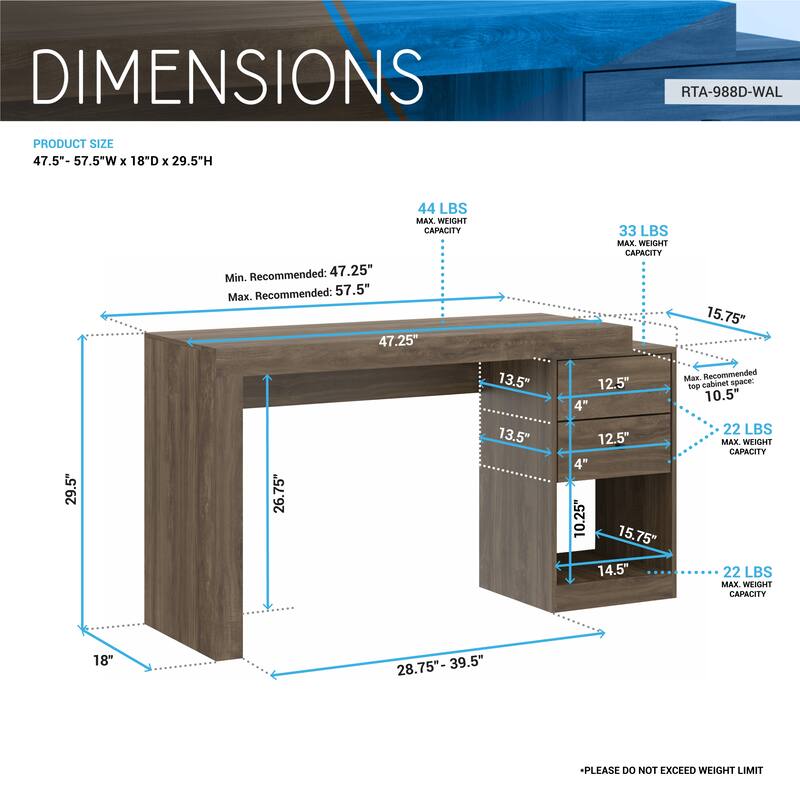 Expandable Home Office Desk,Writting Desk