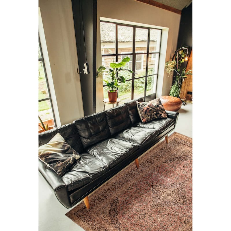ECARPETGALLERY Hand-knotted Antalya Vintage Red Wool Rug - 9'5 x 13'2