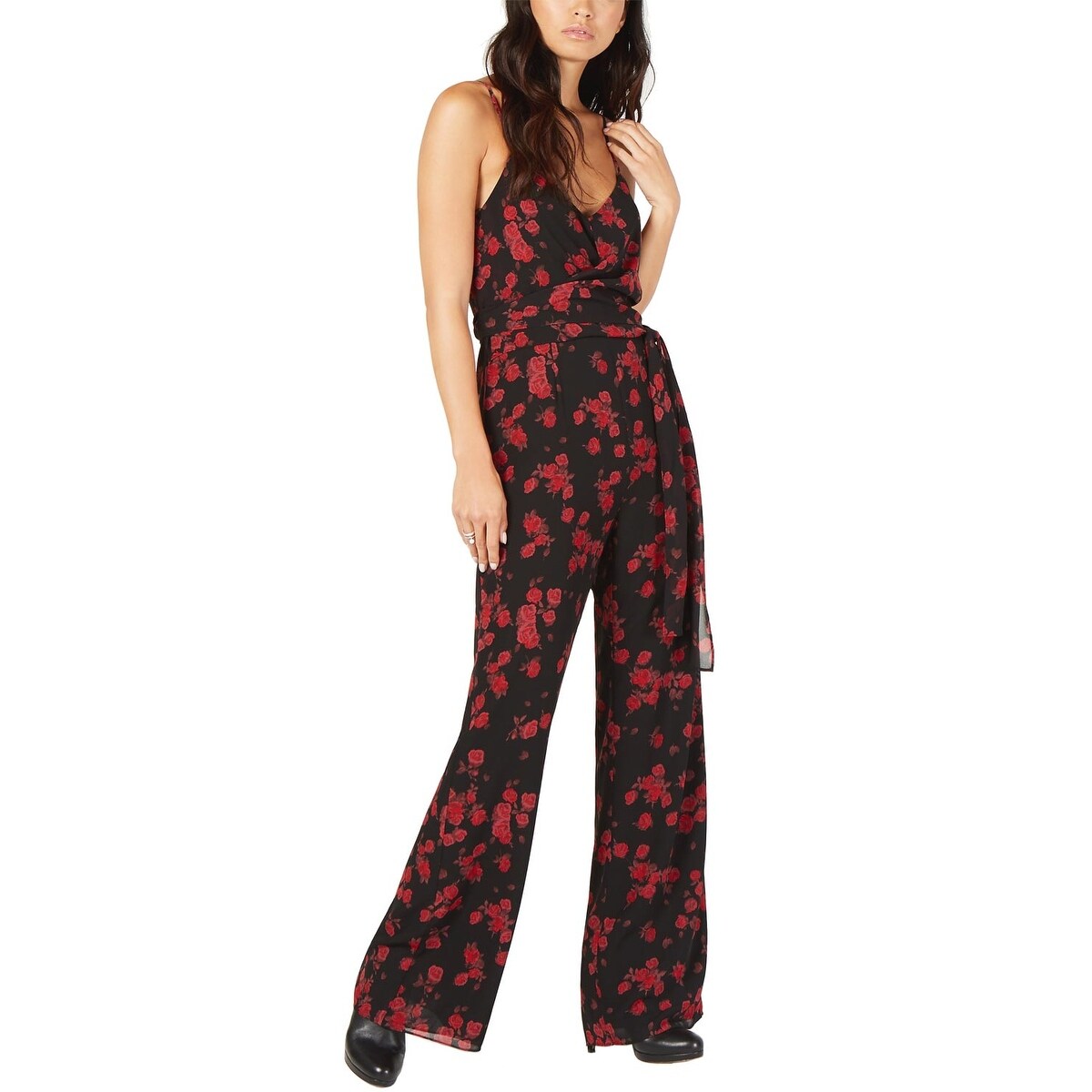 womens black jumpsuit petite
