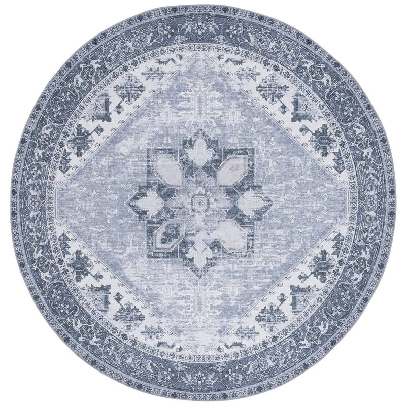 SAFAVIEH, Tucson Machine Washable Slip Resistant Therese Oriental Medallion
