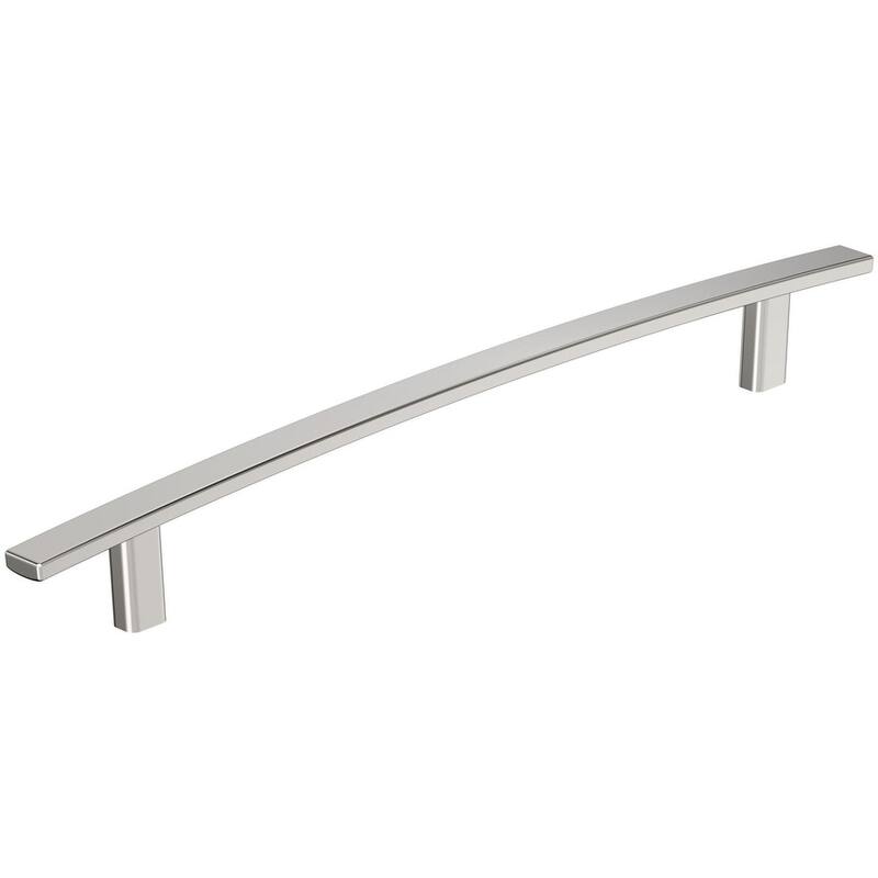 Amerock BP26210 Cyprus 10-1/16" Center to Center Bar Cabinet Pull - Polished Nickel