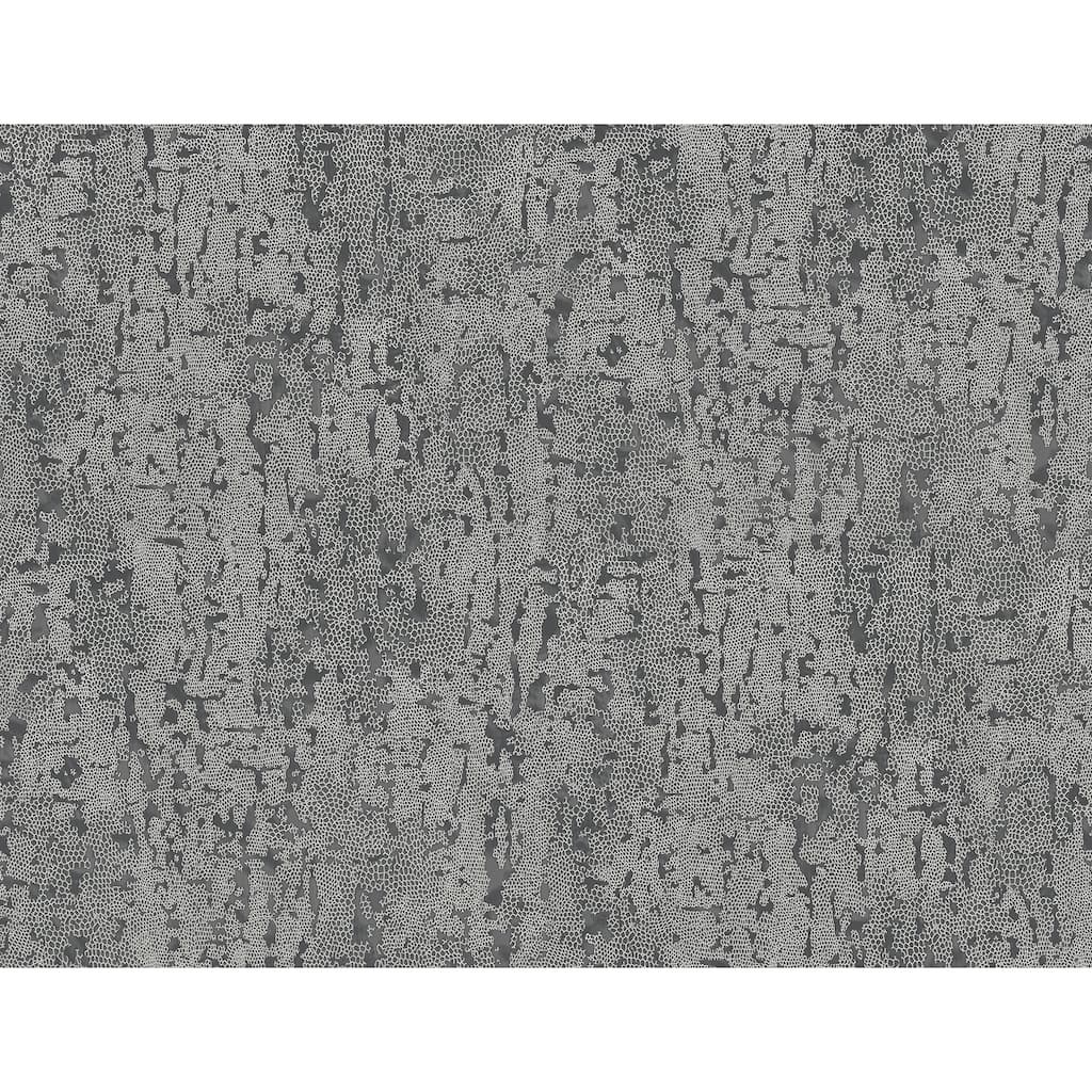 A-Street Prints Malawi Dark Grey Leather Texture Wallpaper