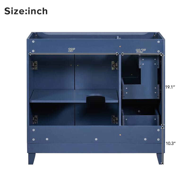 [Cabinet Only] 36" Bathroom Vanity(Sink not included)