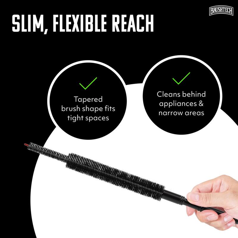 Brushtech Refrigerator Coil Cleaning Brush - 15.25"