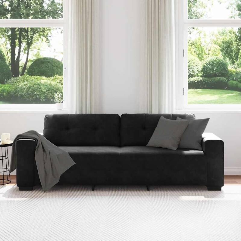 vidaXL 3-Seater Sofa 180 cm Velvet - 221 x 78 x 80