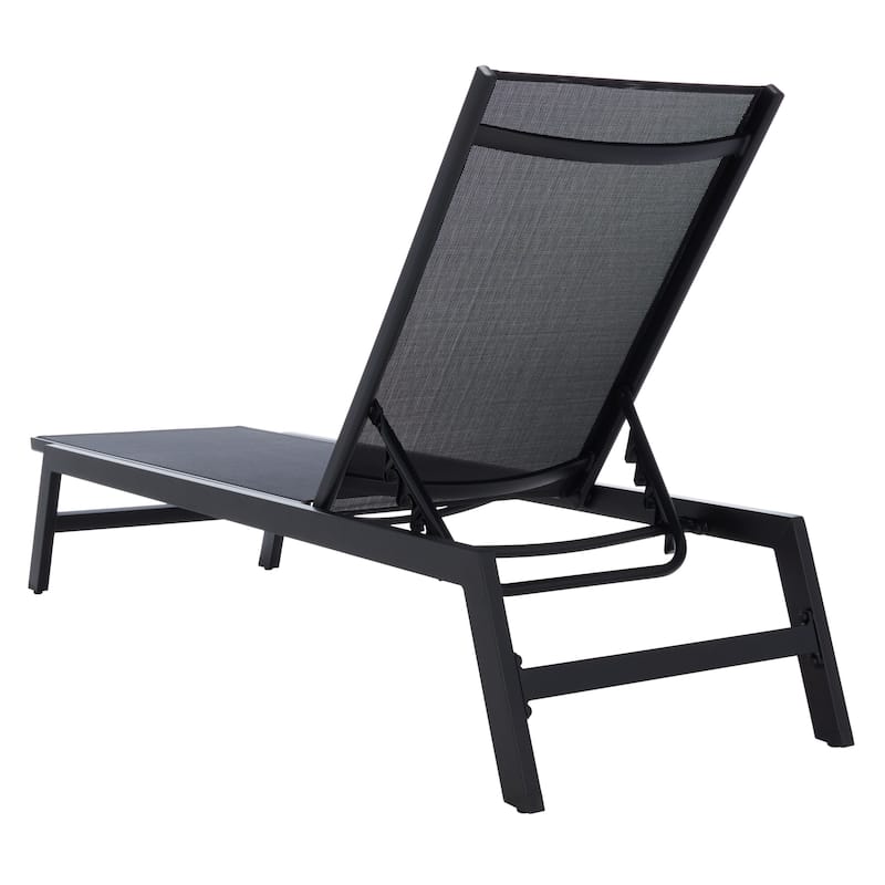 SAFAVIEH Outdoor Jaylah Chaise Lounge Chair - 74Wx23Dx14H