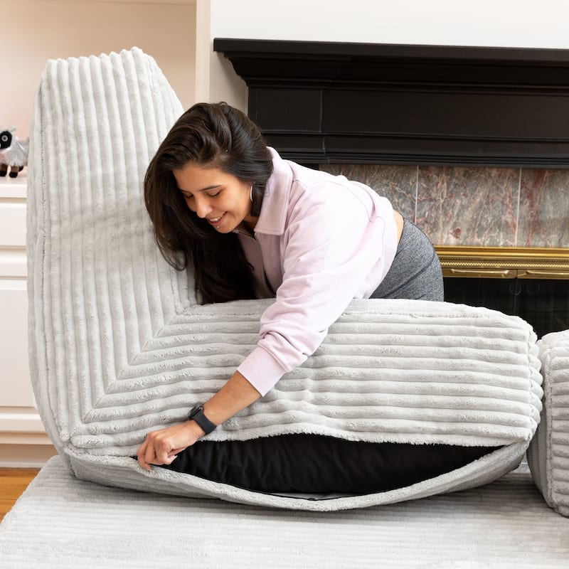 Jaxx Unsofa Modular Convertible Sectional Sofa with Fold Out King Sleeper Bed