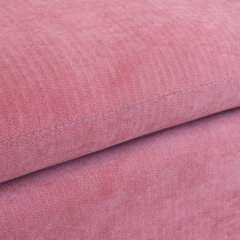 63.8"W Cotton Linen Loveseat Sofa Couch with Pillows