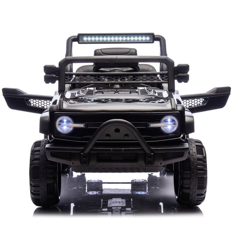 12V Kids Ride On 6-Wheel Electric Truck Car W/Parents Control ,Six-Wheel Suspension,Four motors,Power Display,Searchlight