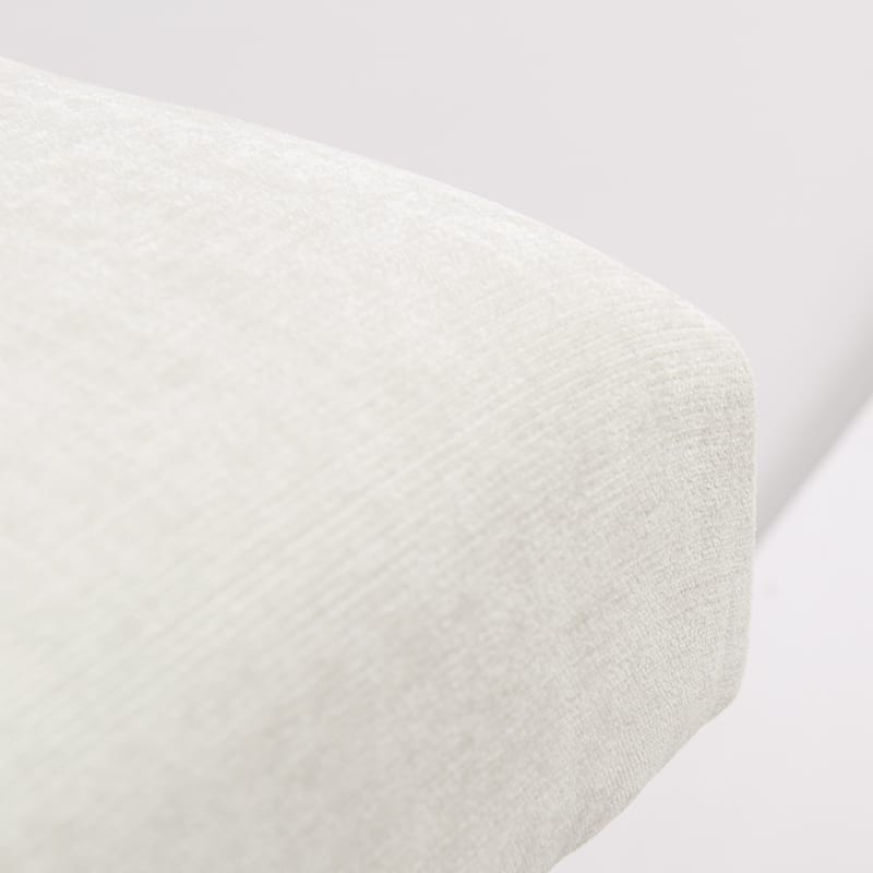 Mid Century Modern Fabric Ottoman Bench