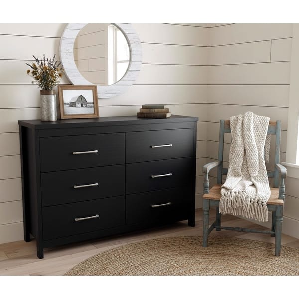 Slide Logic 6 Drawer Low Boy Dresser - On Sale - Bed Bath & Beyond -  41706200