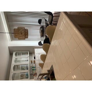 Corvus Metz Mid-century Bonded Leather Swivel Bar Stool (Set of 2)