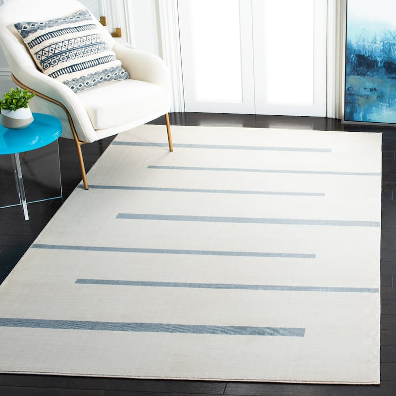 SAFAVIEH Orwell Naoma Mid-Century Modern Rug - 8' x 10' - Ivory/Blue