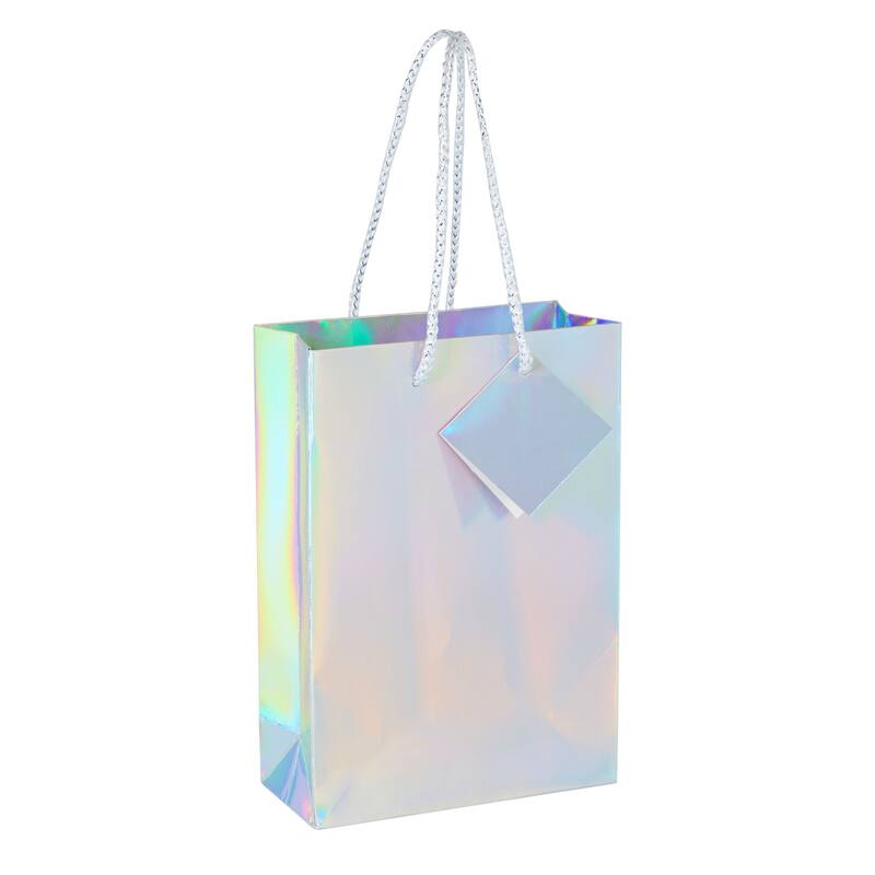 Blue Panda 20 Pack Small Gift Bags with Handles Tissue Paper for Birthday Party 8X5.5x2.5"