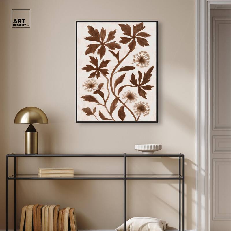Sepia Sepal I Canvas by Art Remedy