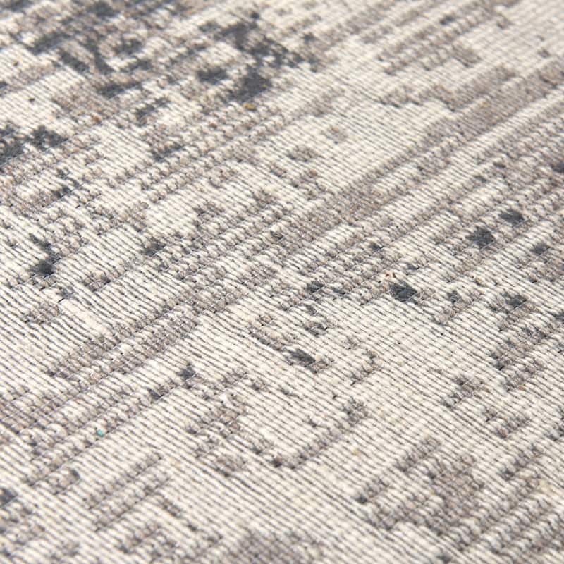 Greyson 8 x 10 Gray Wool and Polyester Area Rug - 120.0L x 96.0W x 0.4H - 120.0L x 96.0W x 0.4H