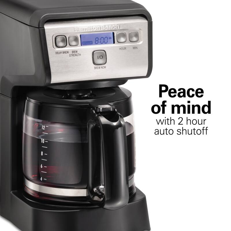 Hamilton Beach 12 Cup Compact Programmable Coffee Maker